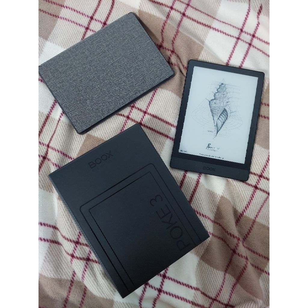 Preloved ereader Onyx Boox Poke 3 full set mulus bukan kindle atau kobo