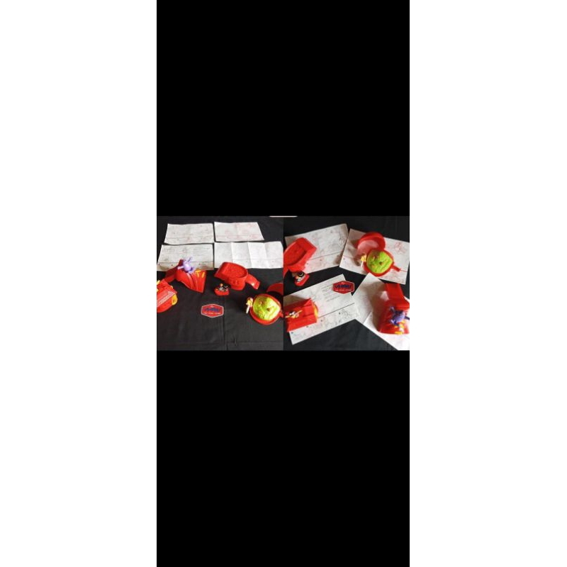 Set Sepatu Shoe McD McDonald's Happy Meal 1999