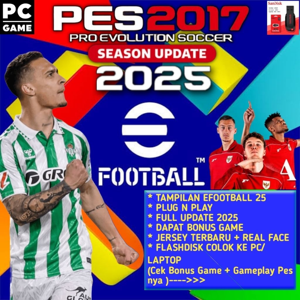 PES 2017 UPDATE 2025-GAME PC