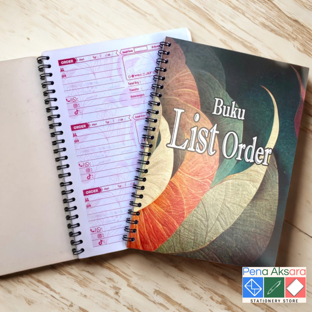 

[Whispers] Buku List Order Olshop Catat Pesanan Harian Tanpa Ribet