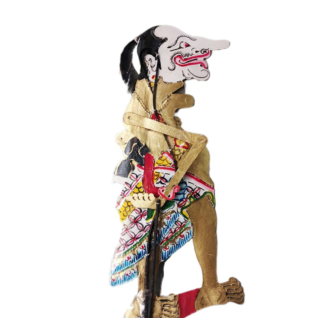 Wayang Punokawan handmade - wayang kulit Petruk - wayang kulit Bambangan Jogja