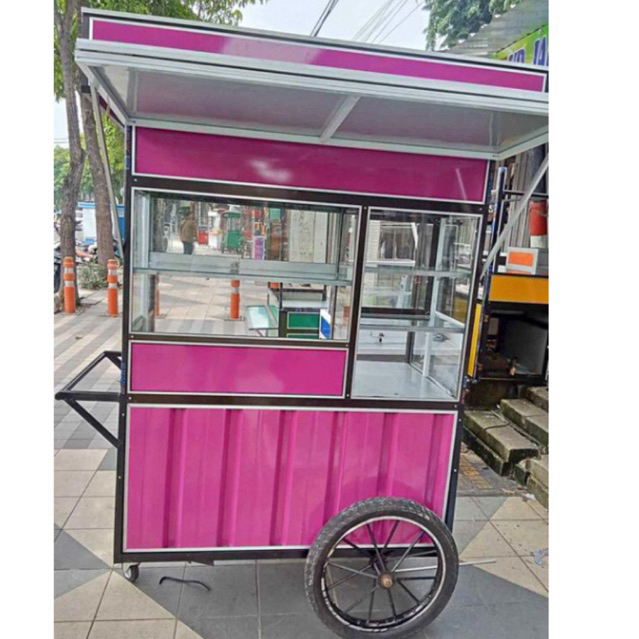 Rombong Dorong Aluminium X Countener