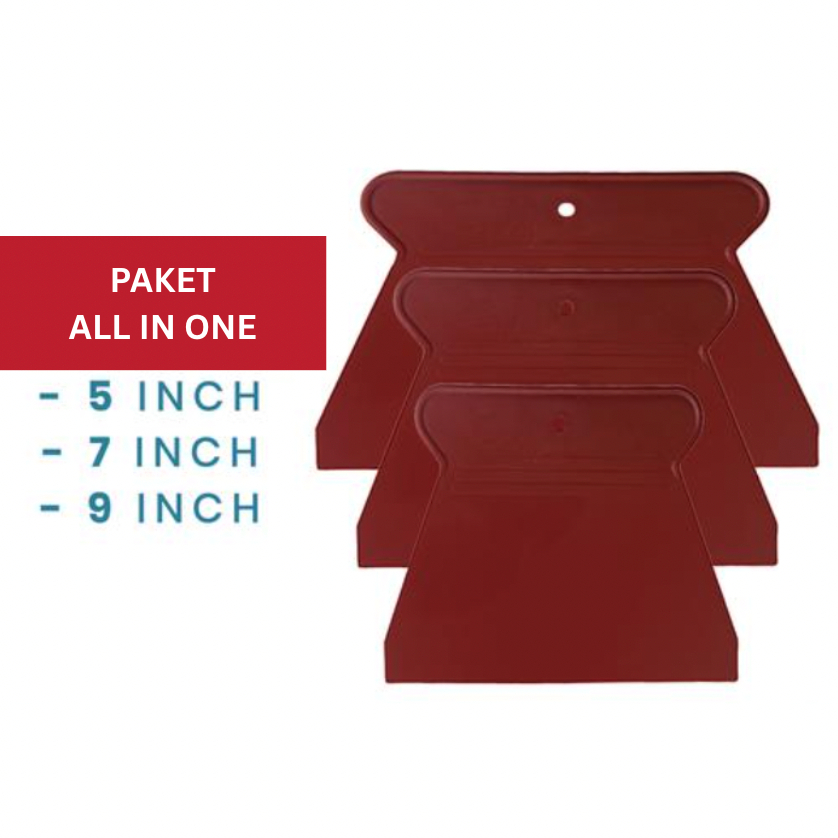 Kape PVC Plastik 5, 7, 9 Inch Scrap Sekrap Skrap Plamir Tembok Cat