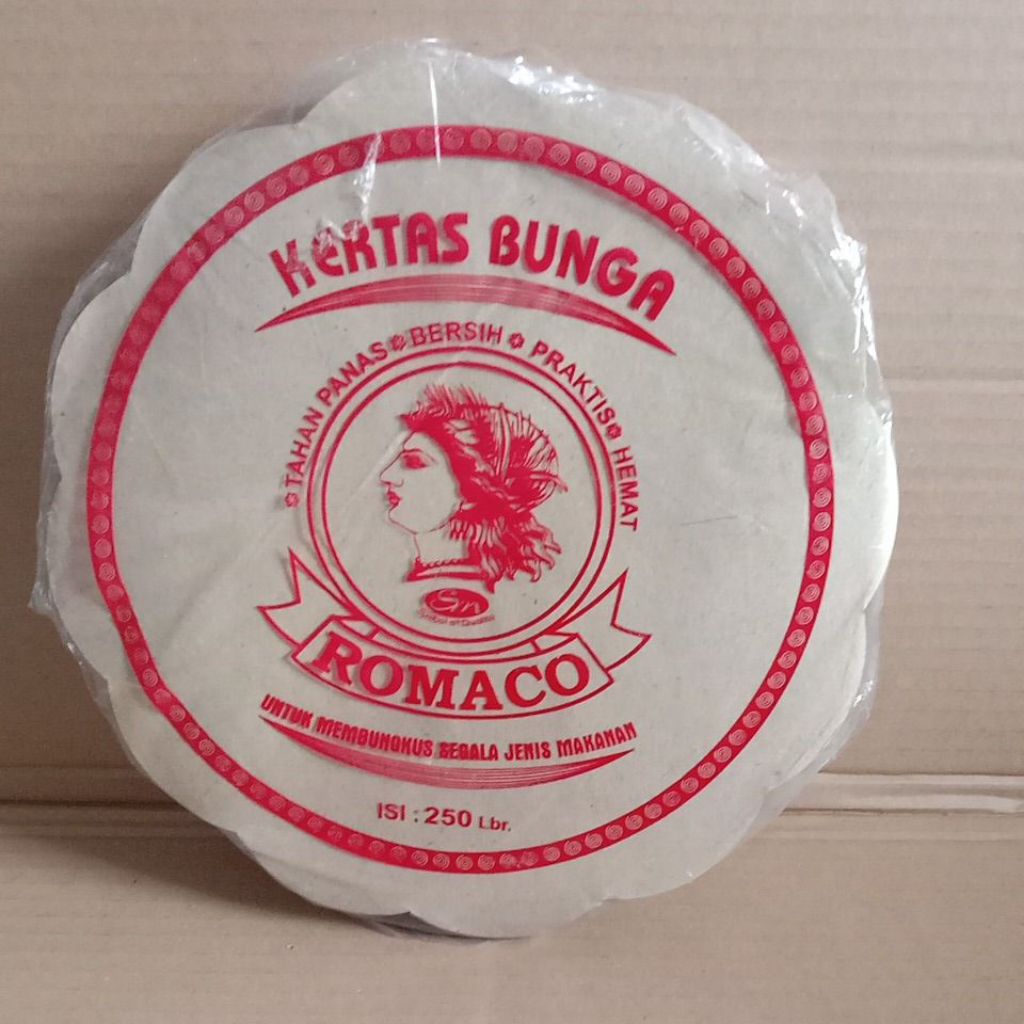 Kertas Nasi Bunga / Kertas nasi tatakan Piring Rotan