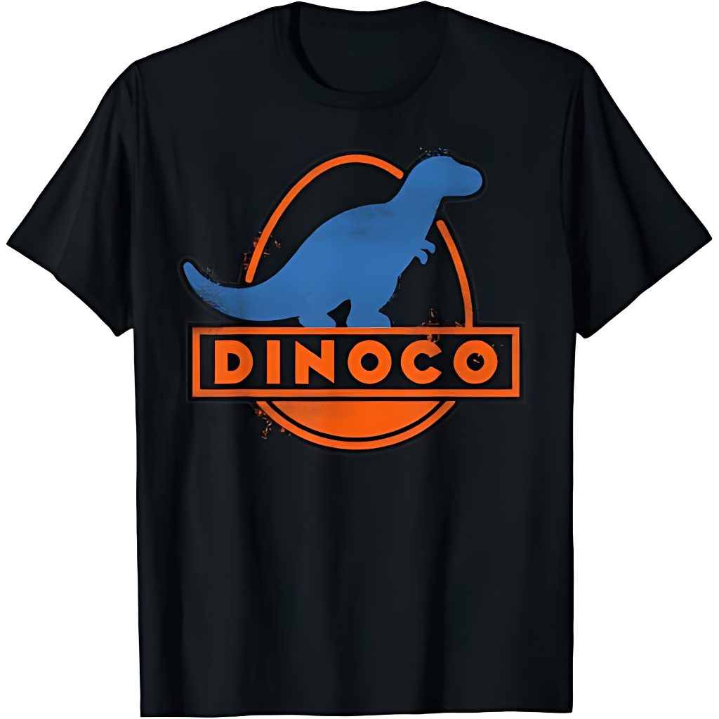 Disney Pixar Cars Faded Dinoco Vintage Dinosaur Logo T-Shirt