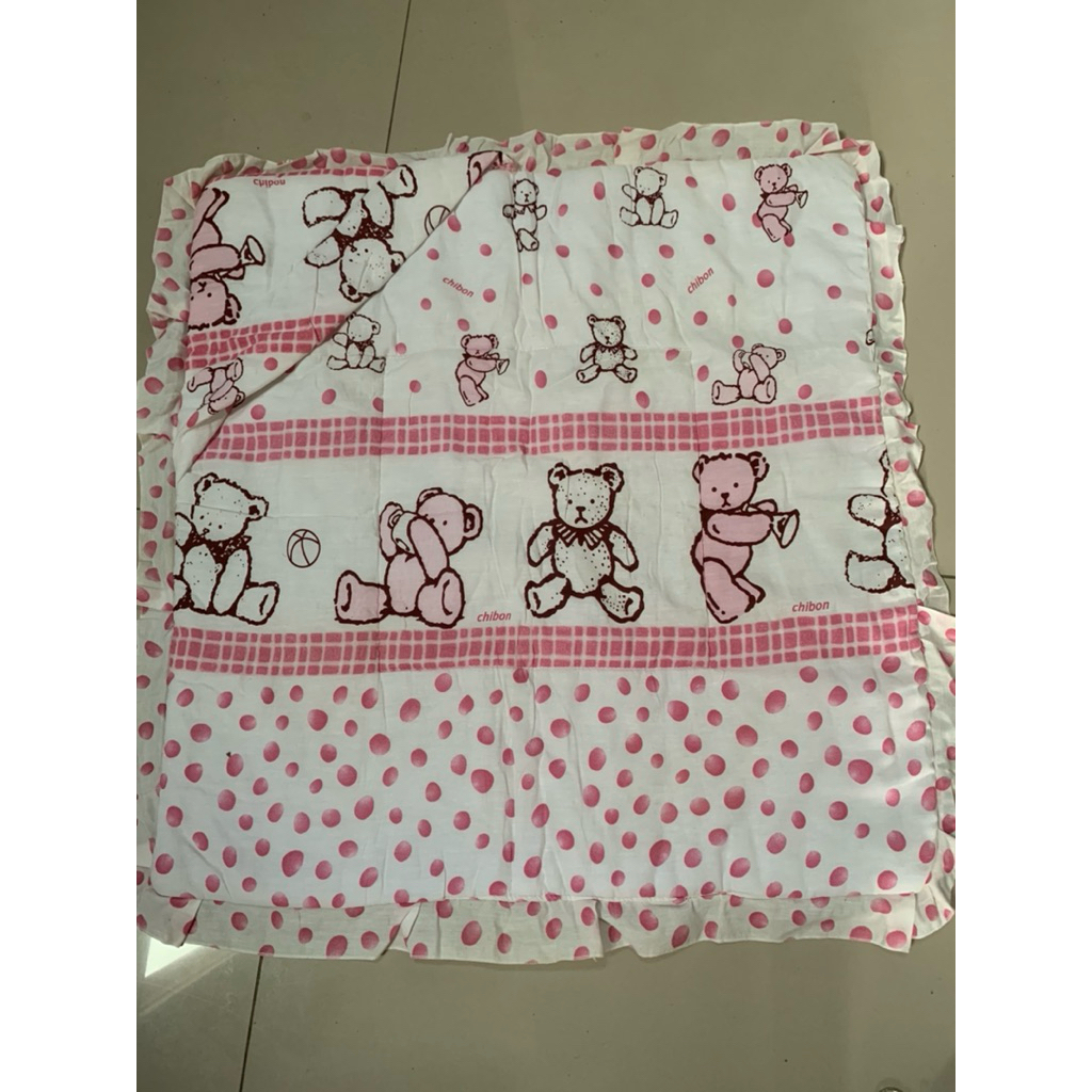 (Preloved/Pernah Pakai)SELIMUT TOPI BAYI//SELIMUT BAYI MOTIF LUCU DAN KUALITAS BAIK//SELIMUT TOPI BA