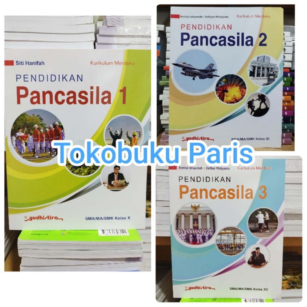 ORI Buku Pendidikan Pancasila PPKN Edisi REVISI SMA MA Kelas 1 10 X, 2 11 XI, 3 12 XII Kurikulum Mer