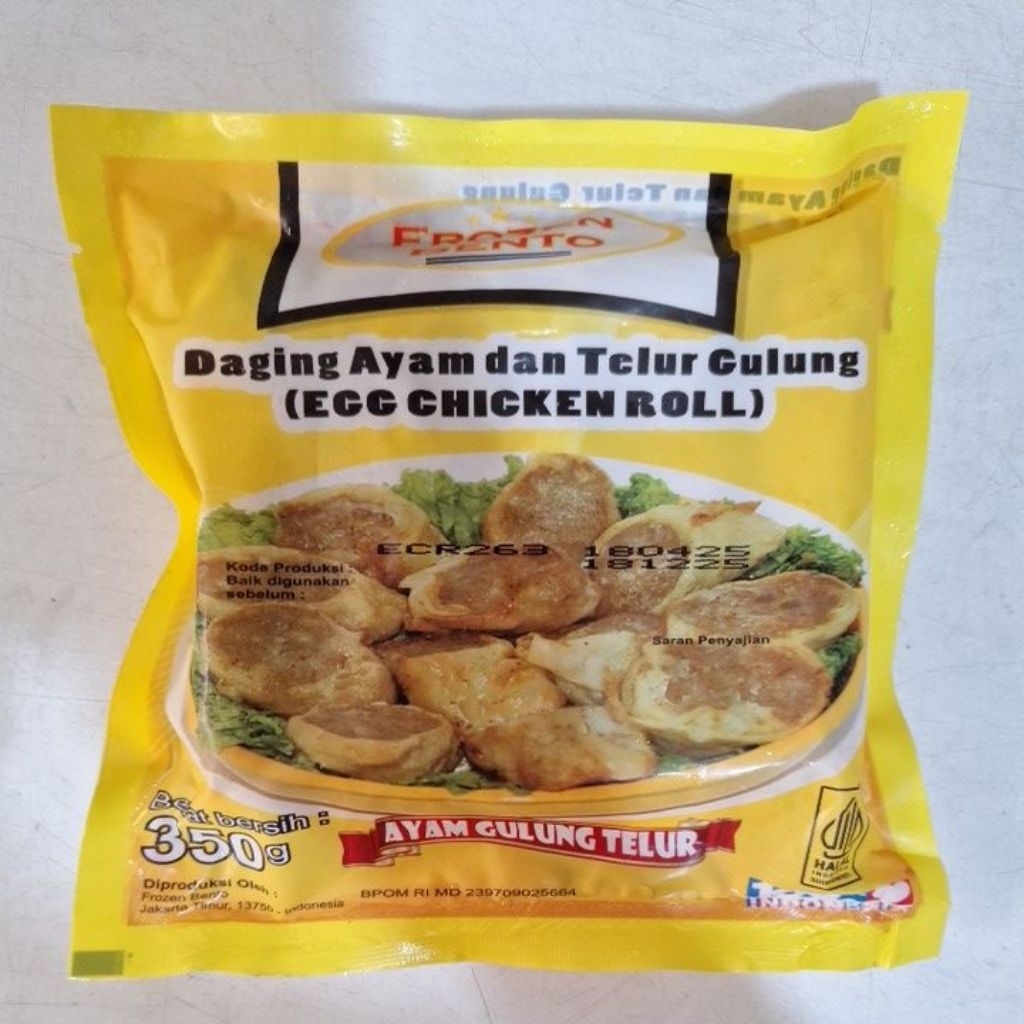 

FROZEN BENTO EGG CHICKEN ROLL 350GR