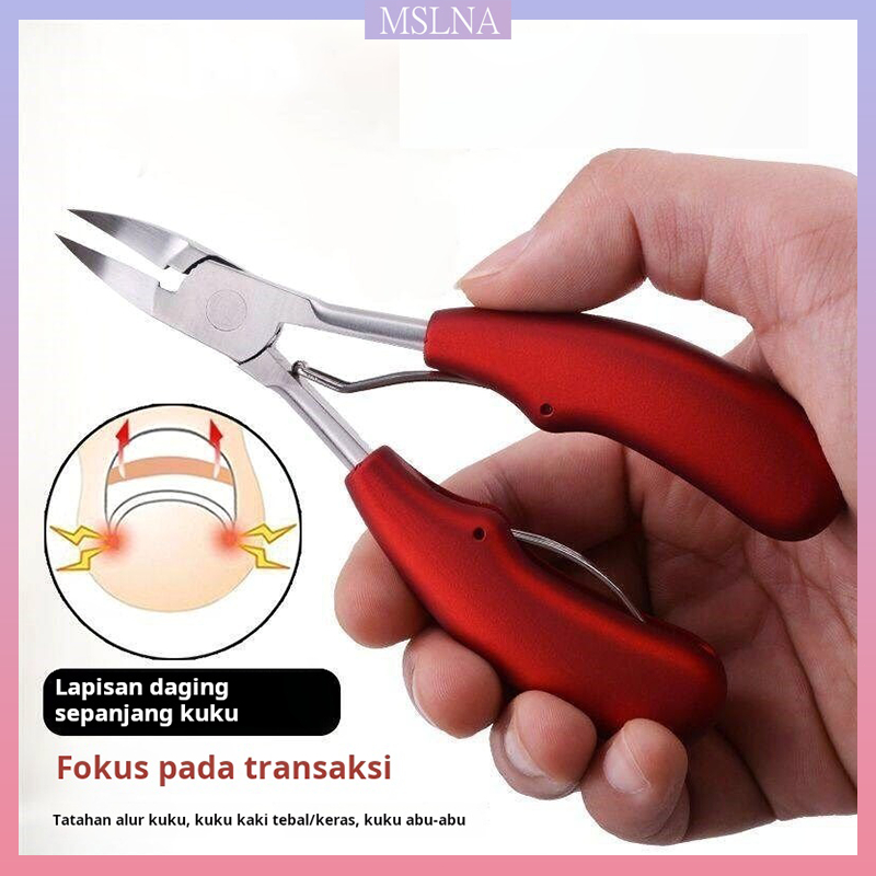 Alat manikur multifungsi tang elang baja tahan karat gunting kulit mati pisau manikur tang alur kuku