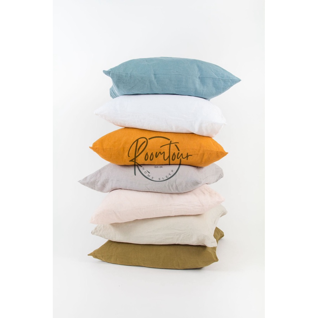 (RESLETING) sarung bantal polos/ sarung bantal polos resleting/ sarung bantal hotel/ sarung bantal