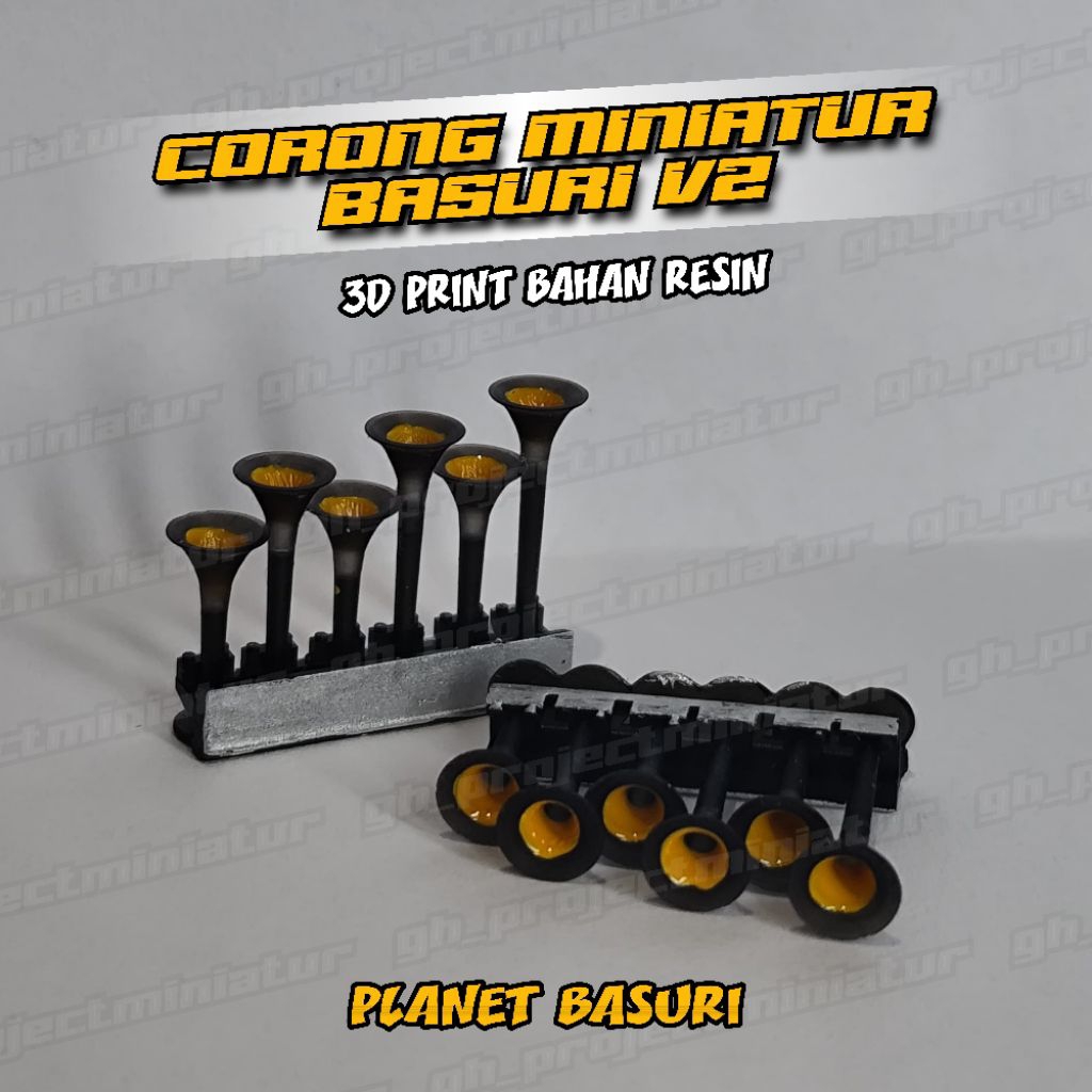 Corong Miniatur Basuri Kuning V2