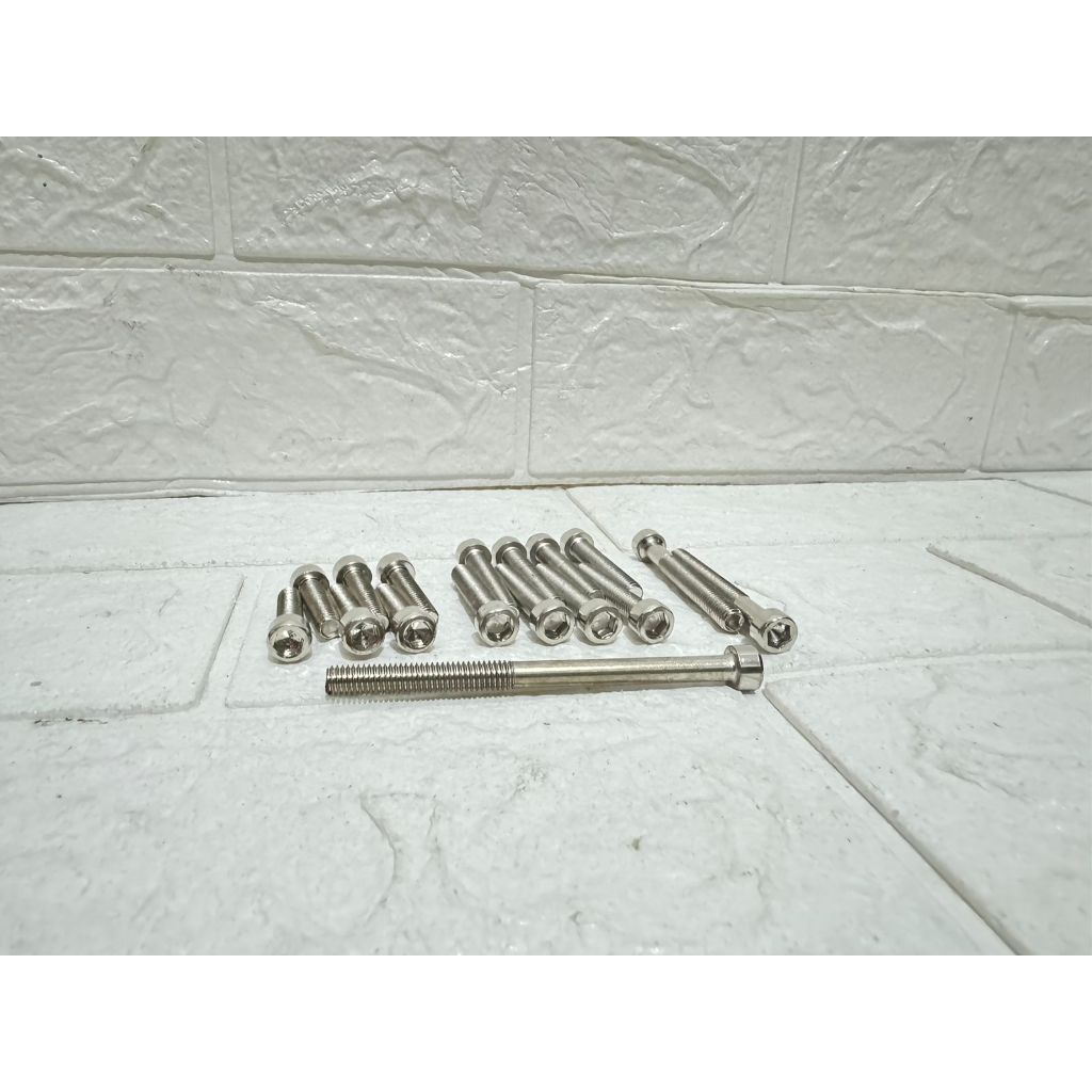 Baut Blok Mio Soul Mesin Bak Mesin Crankcase CVT Kiri Kanan Baud Block Mio Soul