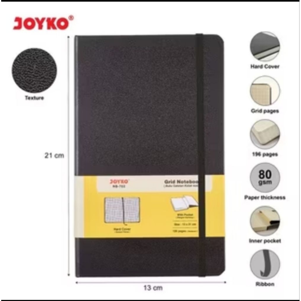 

notebook nb-702 joyko sampul keras( kotak matematika )