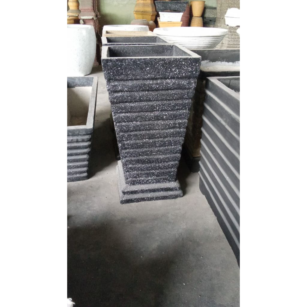 pot bunga tinggi petak/pot petak viral/pot bunga unik/pot bunga mewah/pot viral