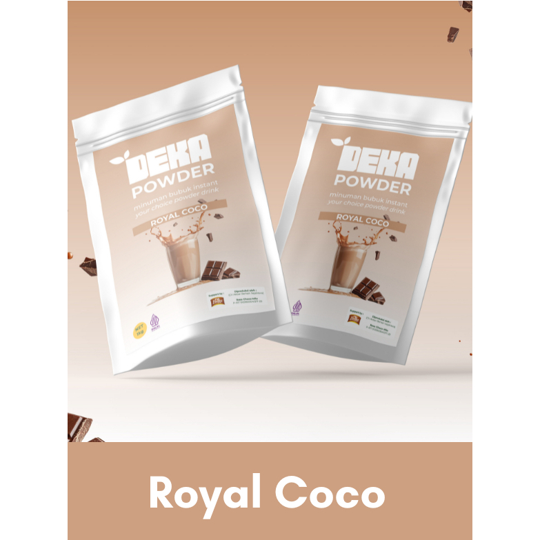 

DEKA Powder varian Royal Coco / Minuman Bubuk / Powder Drink / Minuman Kekinian / Royal Coco Bubuk
