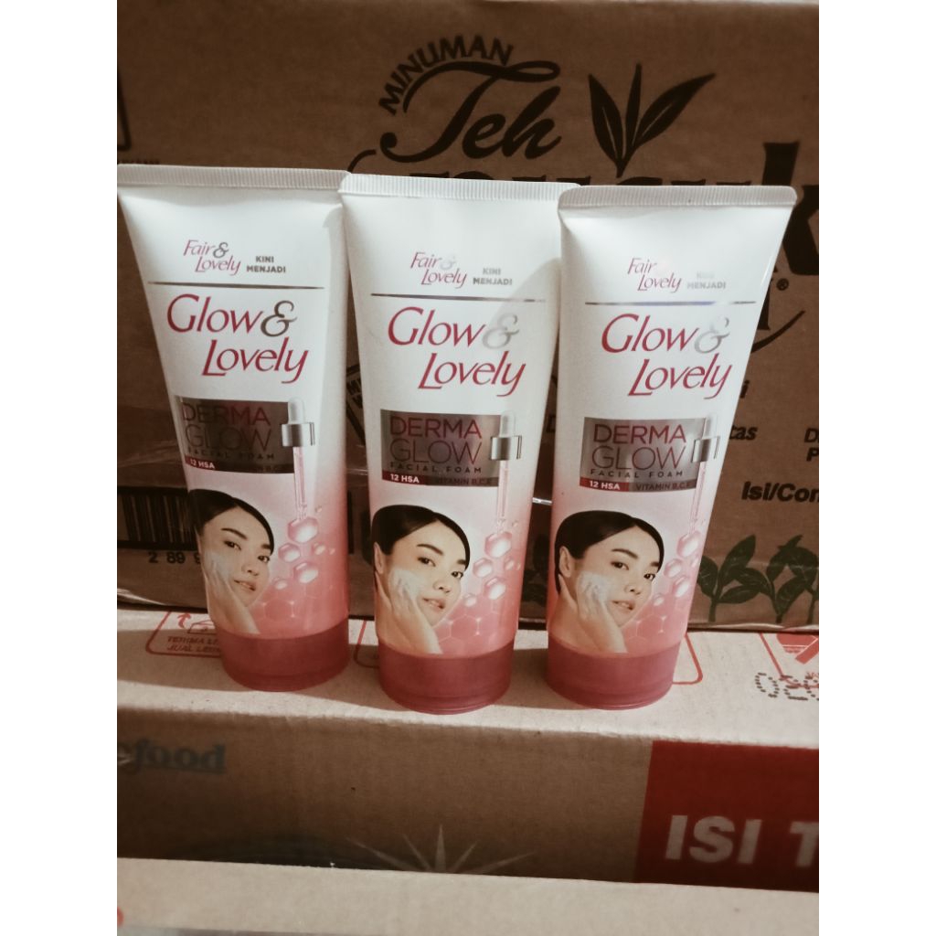 FAIR AND LOVELY - GLOW AND LOVELY FACIAL WASH FOAM 100ML