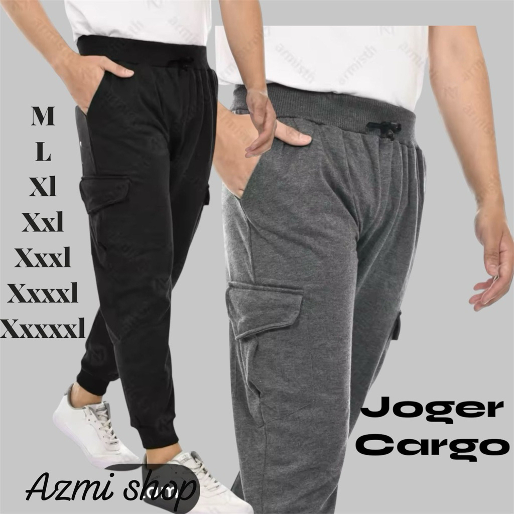 CELANA PANJANG JOGER CARGO PRIA SUPER JUMBO CELANA JOGER BIGSIZE CELANA JOGER PRIA JUMBO JOGER PANTS