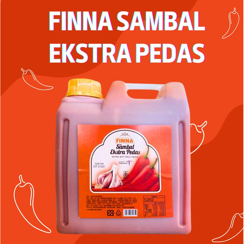 

Finna Sambal Ekstra Pedas 5,5 kg Jirigen