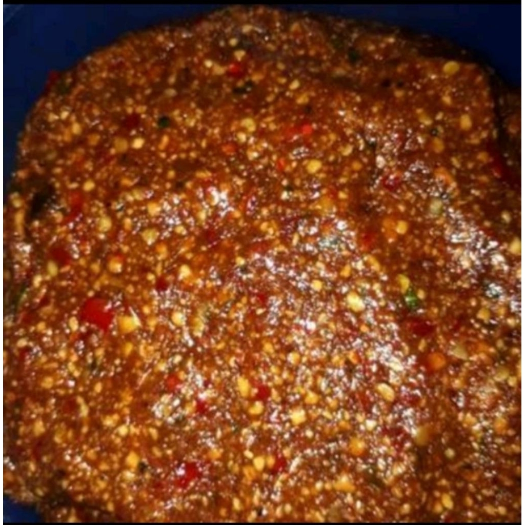 

sambal pecel Madiun 1kg/500g pedas dan original