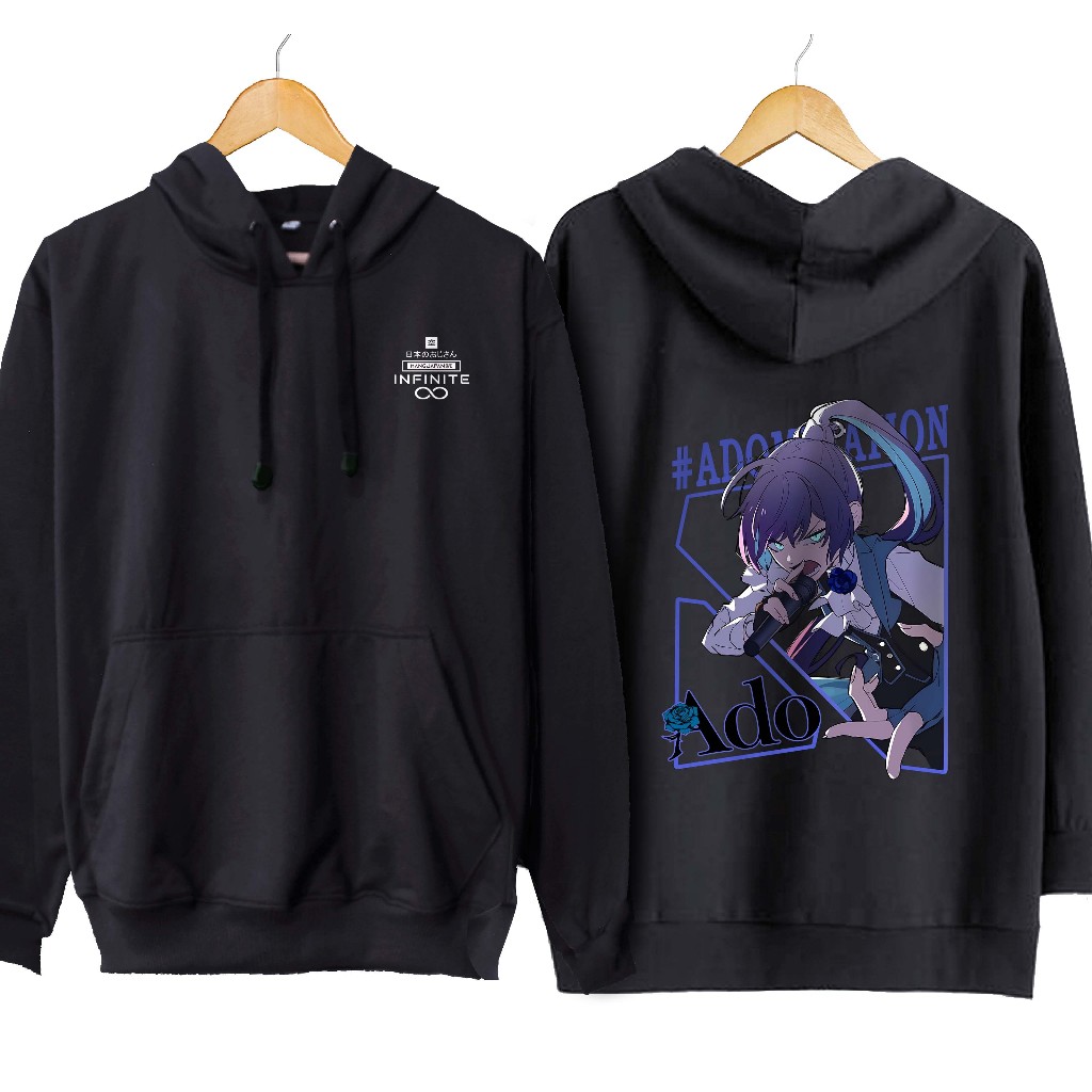 Jaket hoodie jumper infiniteADO ADOMINATION-JAPAN MUSIC JPOPmaterial fleece