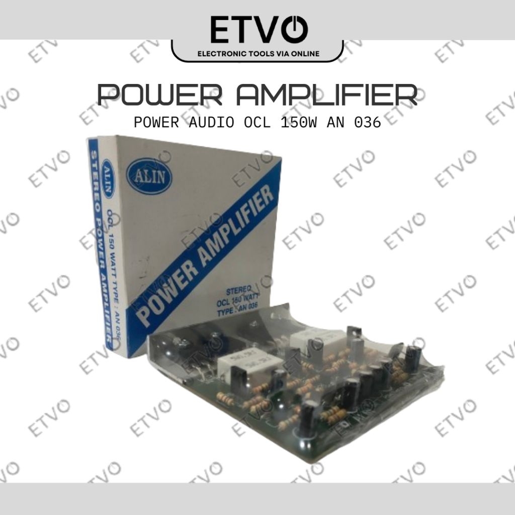 ALIN Power Amplifier Stereo OCL 150Watt