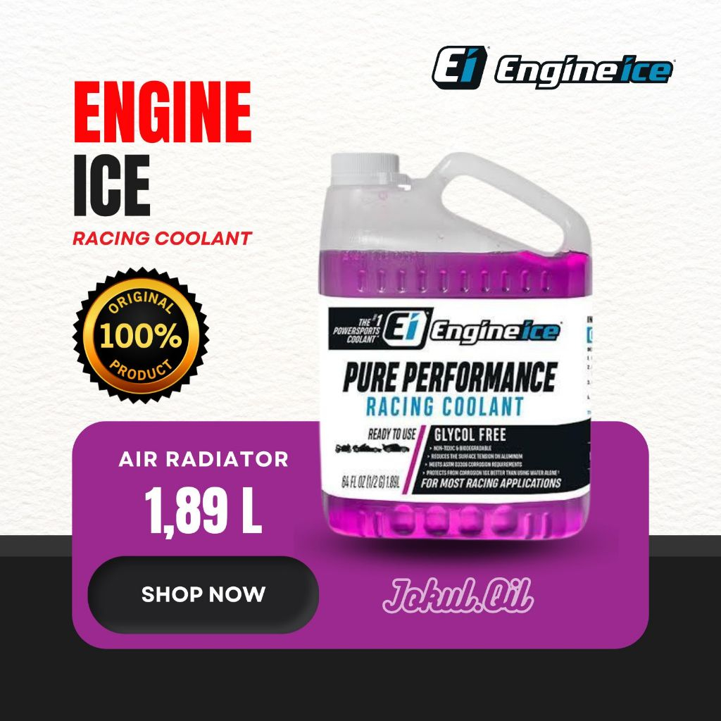 Engine Ice Air Radiator Racing Coolant Mobil dan Motor