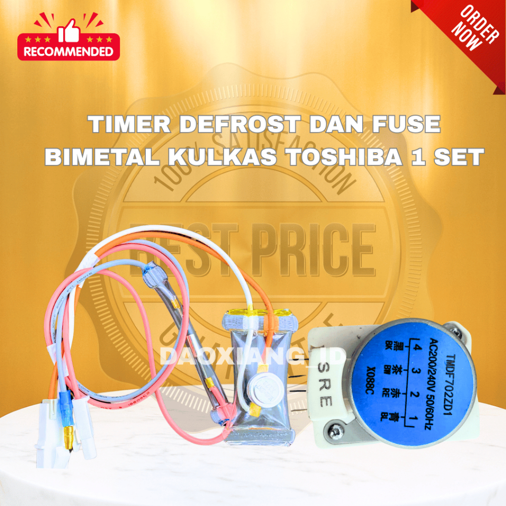 TIMER DAN DEFROST KULKAS TOSHIBA 2 PINTU