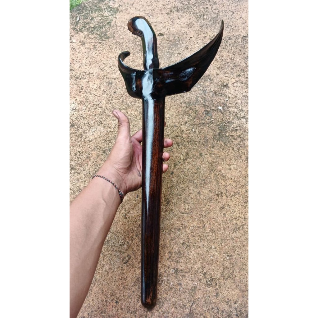 warangka keris ladrang solo iras sambung warna hitam