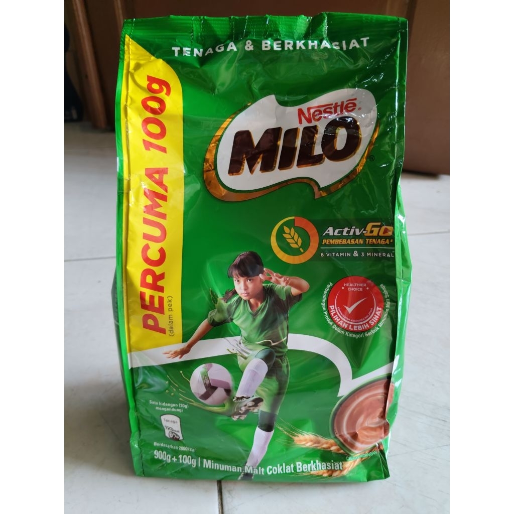 

Nestle Milo 400g , 450g dan milo 1kg original malaysia