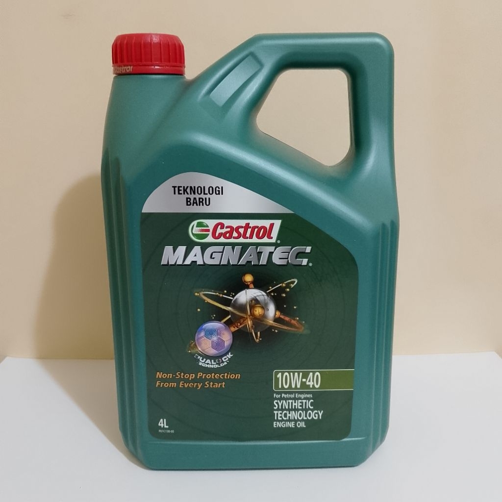 OLI MESIN MOBIL CASTROL MAGNATEC 4 LITER 10W-40 OLI PELUMAS MESIN MOBIL