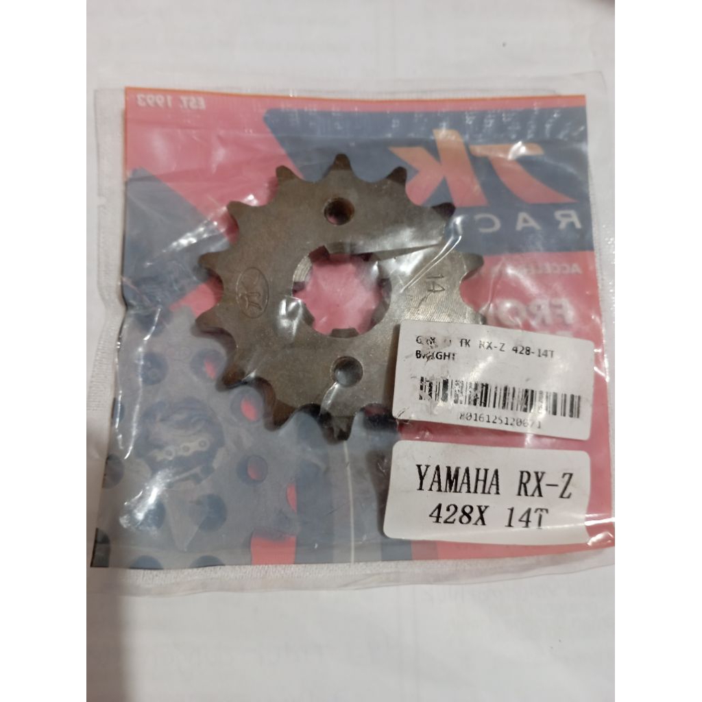 Gir depan TK 428 14 Rxking rxz Vixion MX Jupiter Z Vega F1ZR gear original tk racing