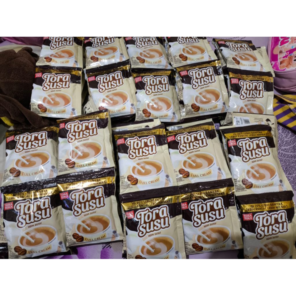 

Tora susu Kopi susu Full Cream 1 Renceng