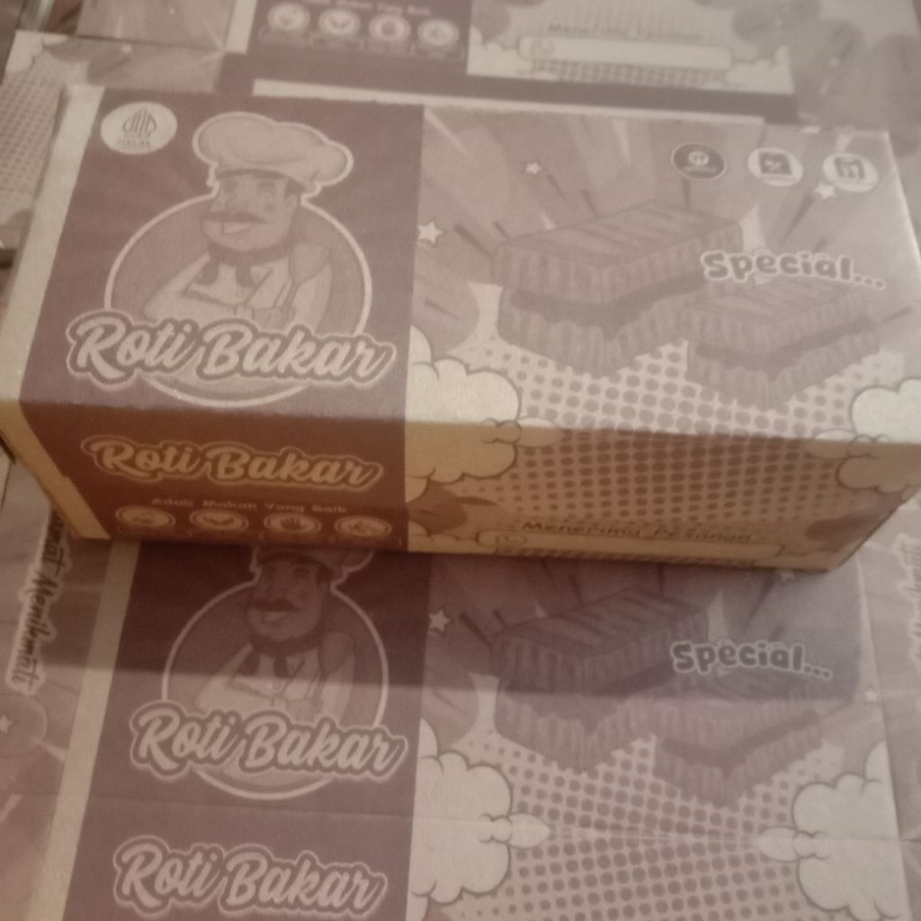 

(KRAFT COKLAT) DUS ROTI BAKAR/BOX ROTI BAKAR COKLAT