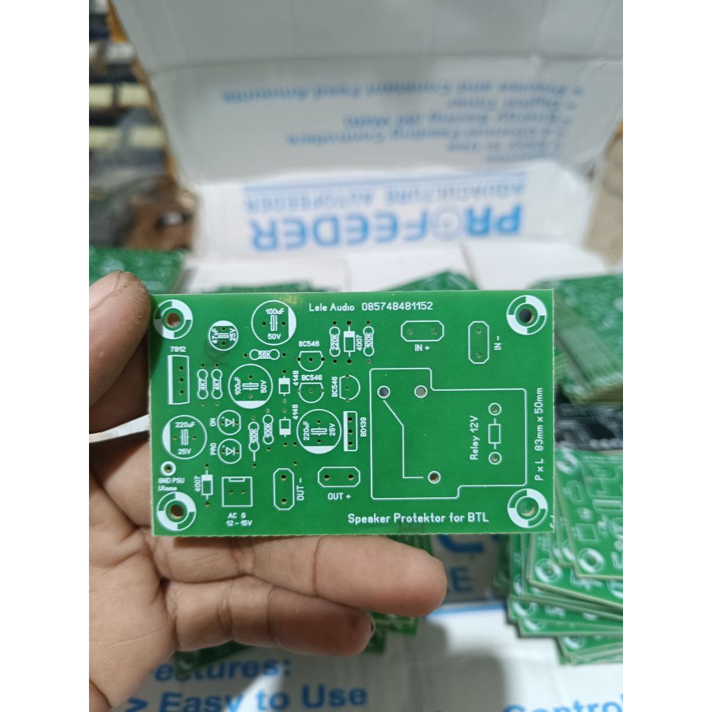 PCB speaker protektor untuk BTL