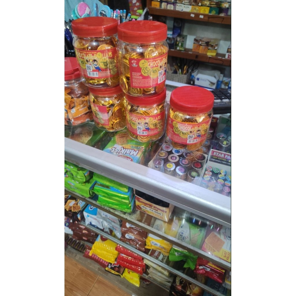 

COKLAT KOIN DOLAR ISI 100