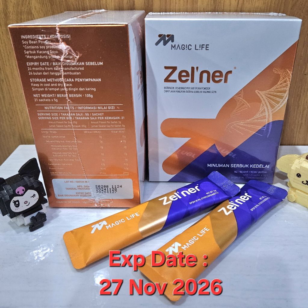 1 Box Magiclife Zelner Oligopeptida Original