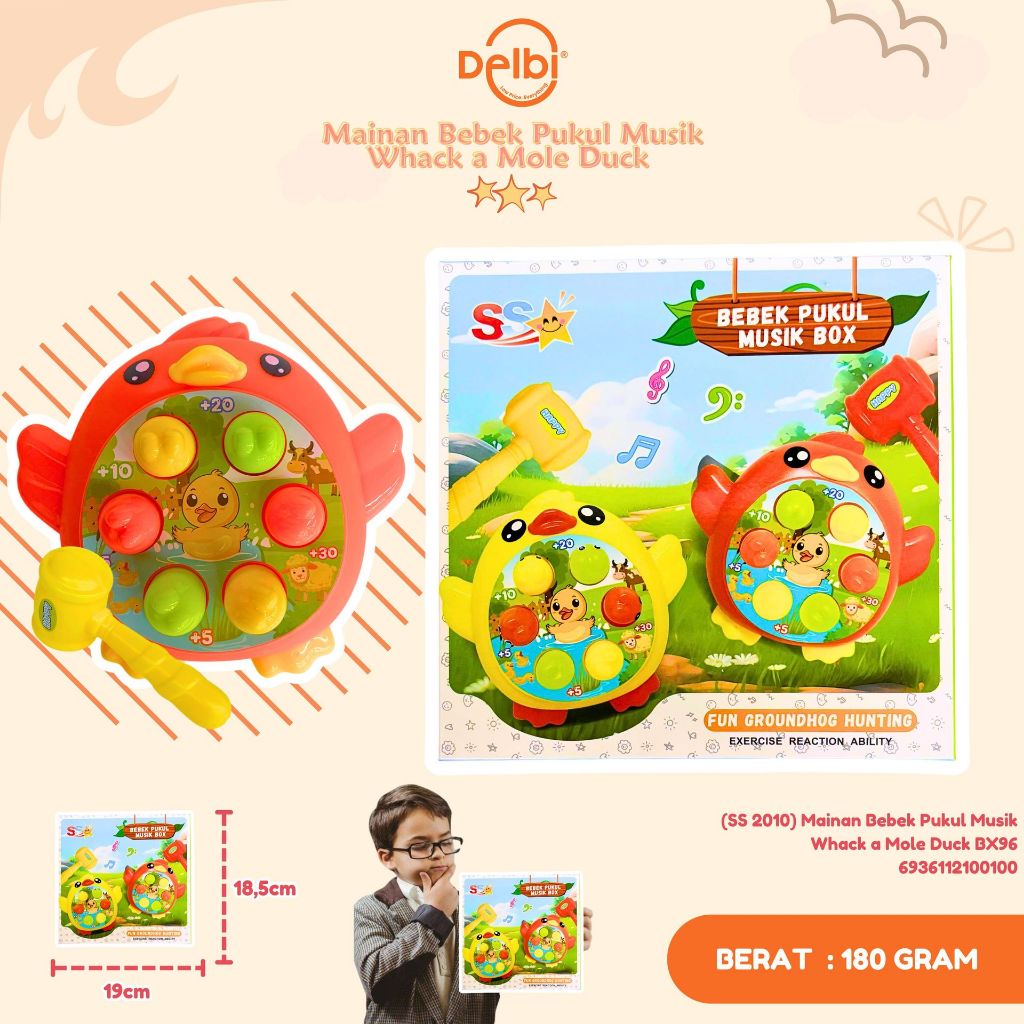 Mainan Musik Anak Bebek Pukul Mainan Anak Menggemaskan