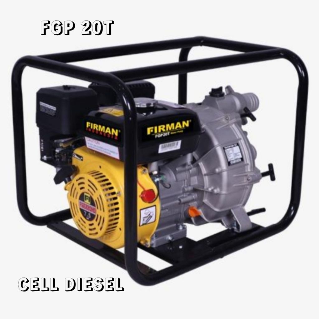 Mesin Pompa 2 Inch Irigasi FIRMAN FGP 20T Alkon / Pompa Lumpur