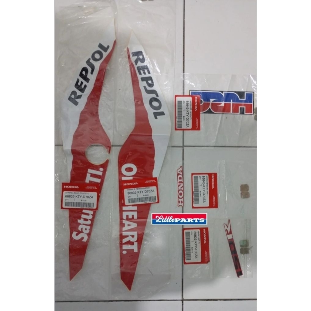 Stripe striping list body honda cbr 150r repsol cbu thailand ori original