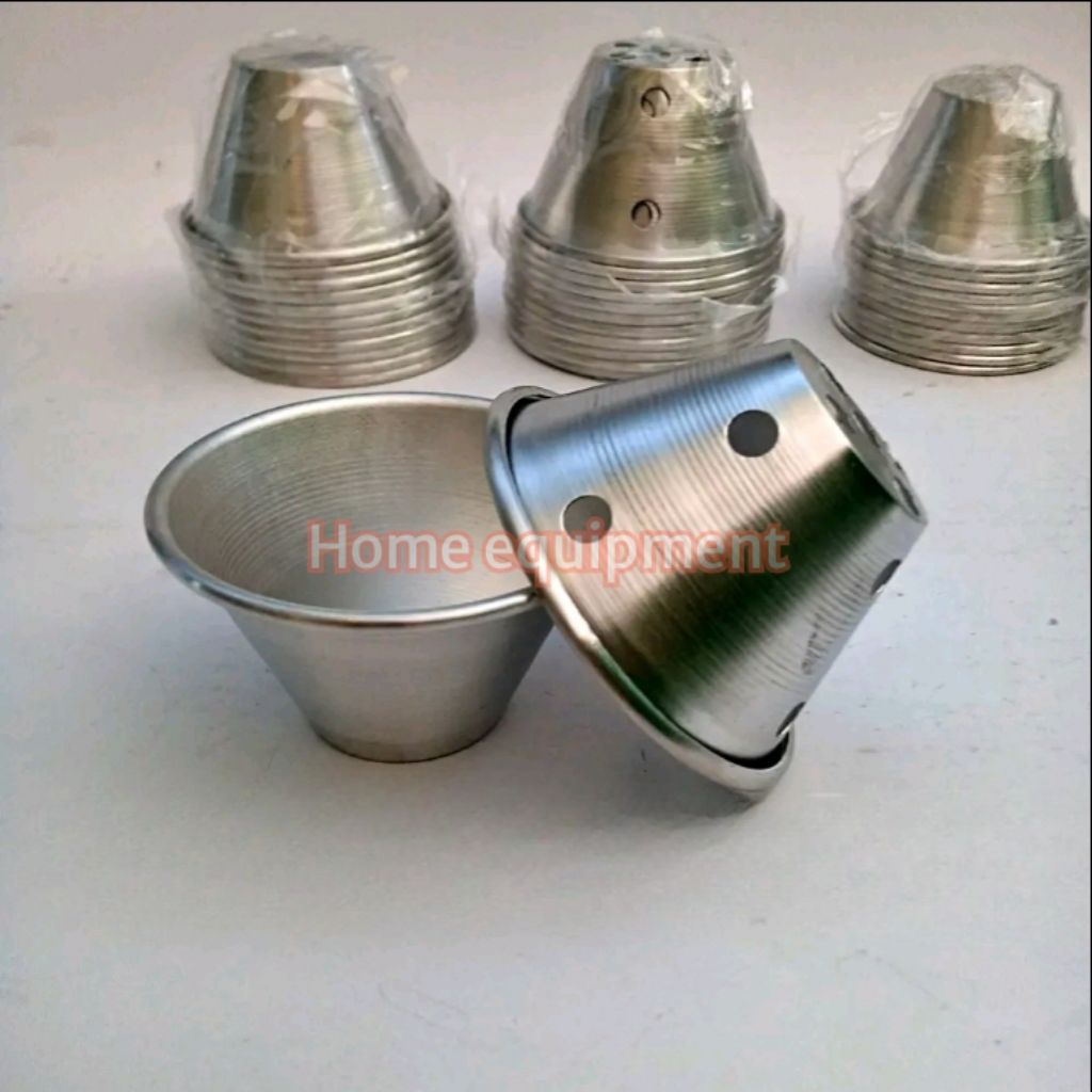 cetakan bolu kukus mekar [ a, b, c, d ] tinggi / pendek, polos / bolong bolu kukus cup cake