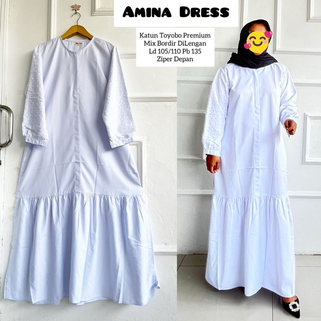 Gamis Toyobo mix broklat katbol. Gamis Katun Toyobo Khusus Warna Hitam dan Putih. Gamis Polos Premiu