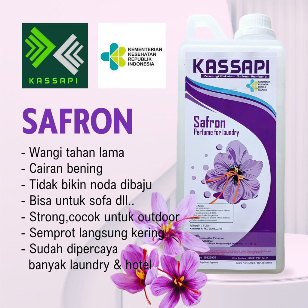 Pewangi / Parfum Laundry Kassapi Safron Coin Laundry dan Self Service Laundry