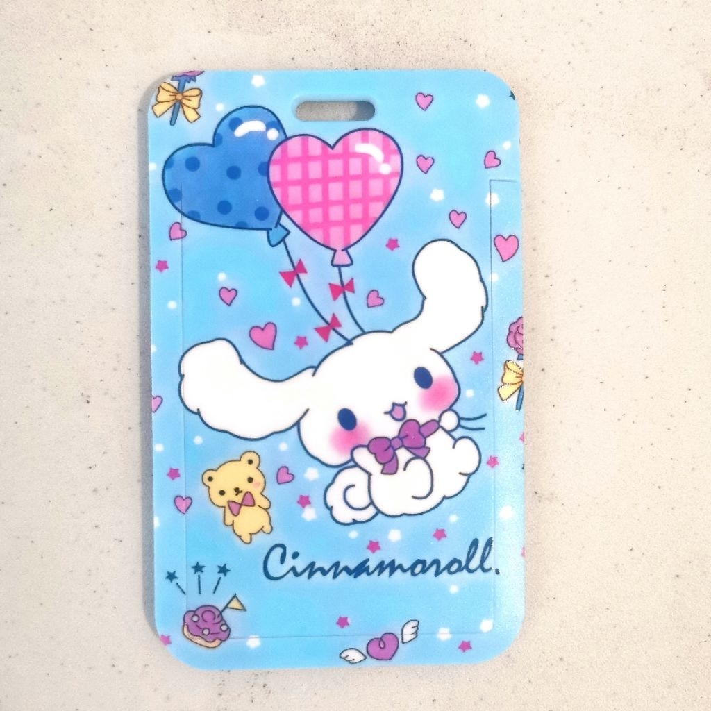 

Card Holder / Nametag motif Cinnamoroll plus lanyard