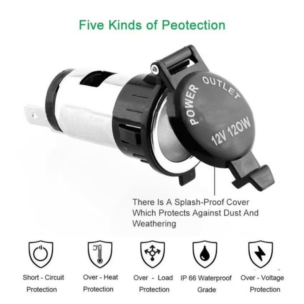 Socket Lighter, Socket Charger, Socket Pemantik Socket Hp Universal Untuk Motor Dan Mobil