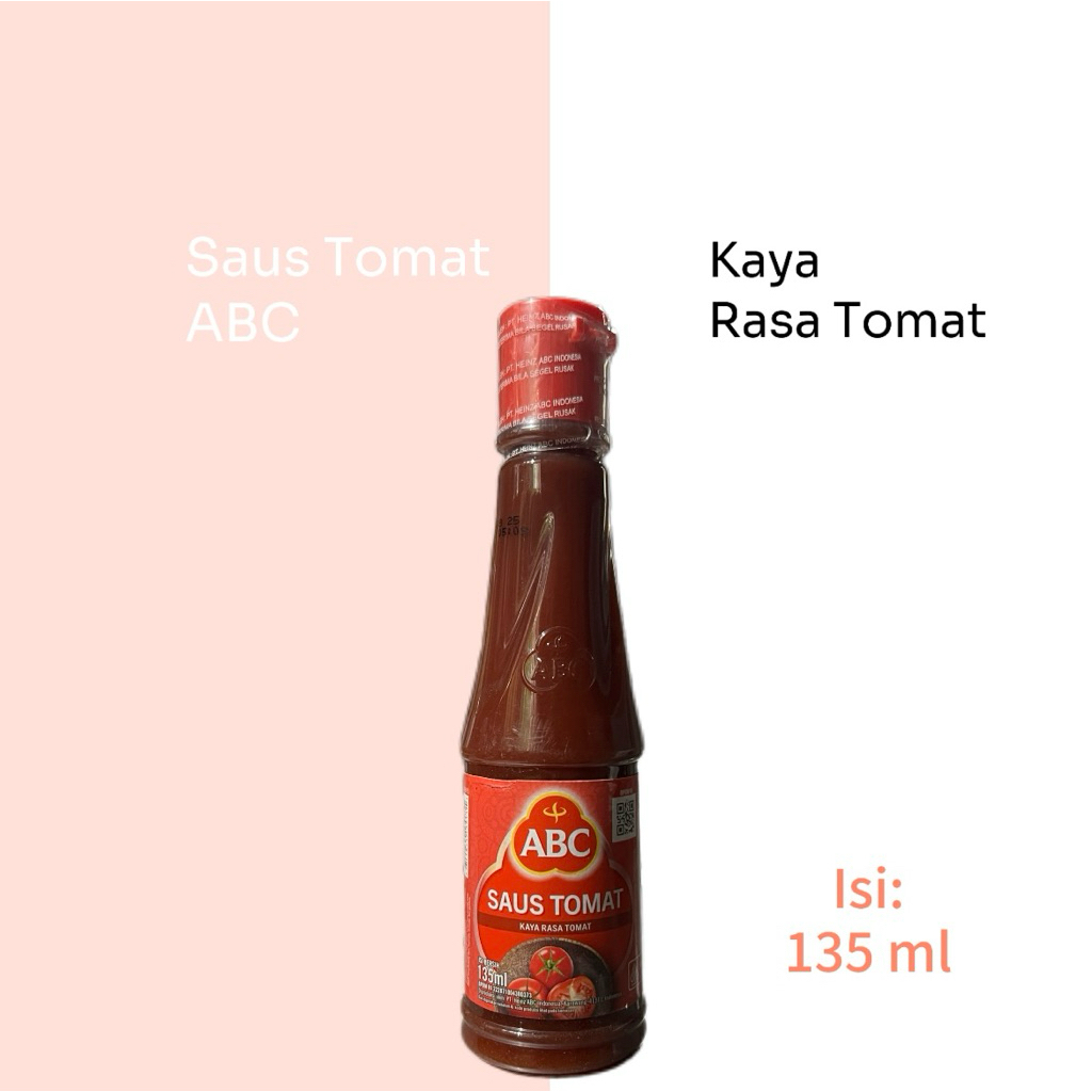 

Saus Tomat ABC kemasan botol isi 135 ml