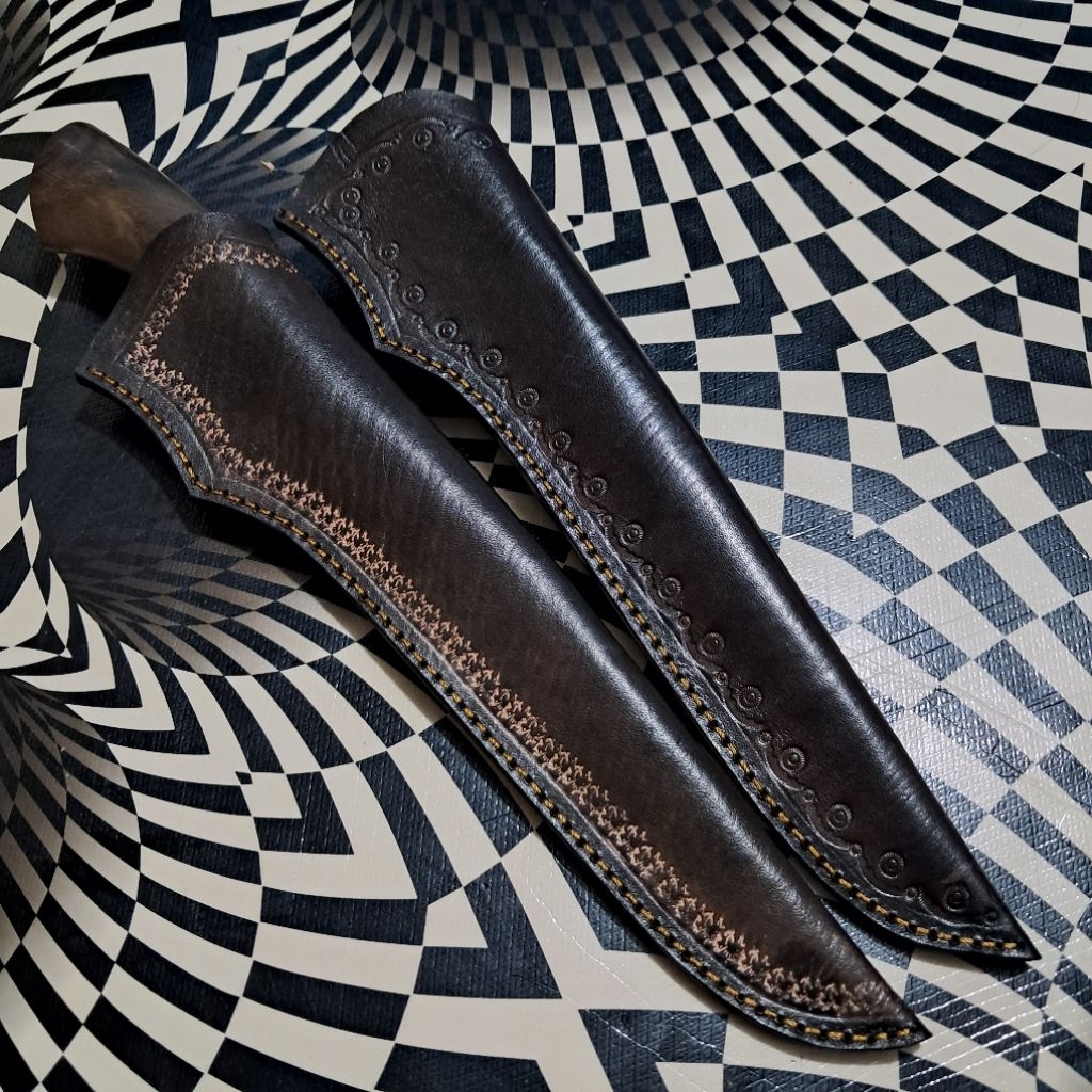 Sarung Pisau 18-22cm Kulit Sapi Asli Super