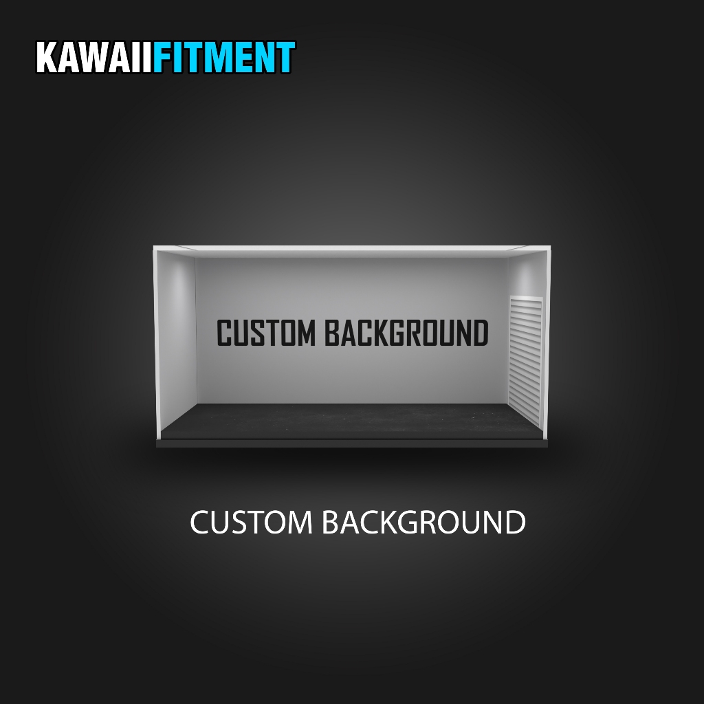 Box Diecast Akrilik Diorama CUSTOM BACKGROUND