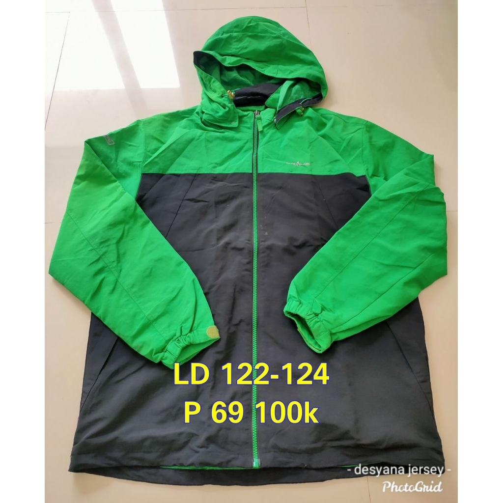 Jaket Praus Hitam Hijau