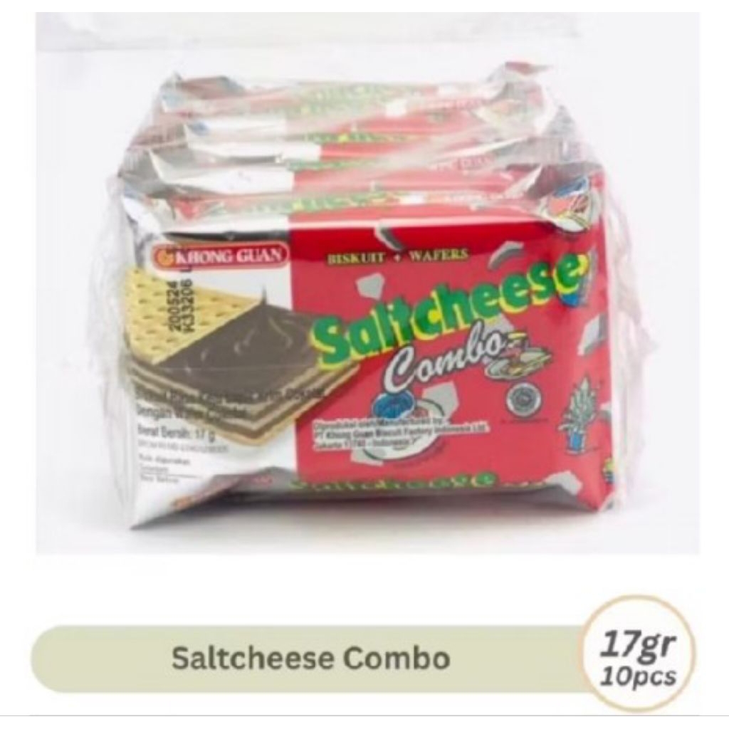 

Saltcheese Combo 1 Renteng 10pcs Khong guan