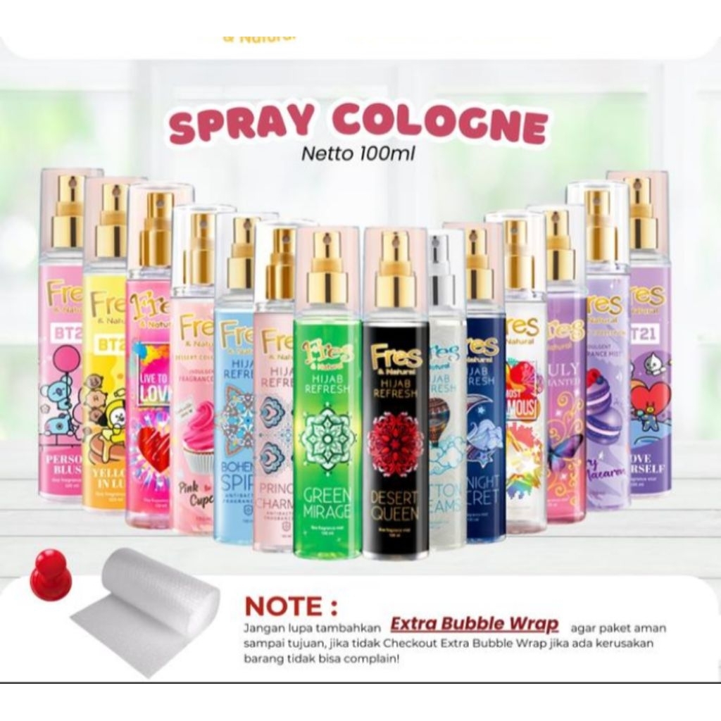Fresh & Natural Spray Cologne Hijab Fresh 100 ml
